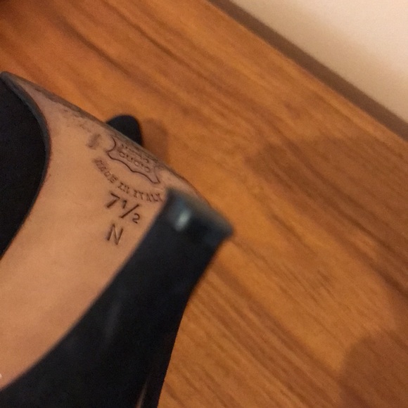 Vintage Bally black scalloped edge heels, super elegant, unsurpassed quality. - Picture 12 of 14